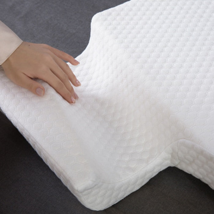 The Sweet-Dream Arch: Slow-Rebound Memory Foam Cuddle Pillow 🛌💤