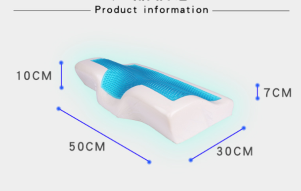 The Arctic-Flow: Orthopedic Gel & Memory Core Pillow 😴⬜🪶