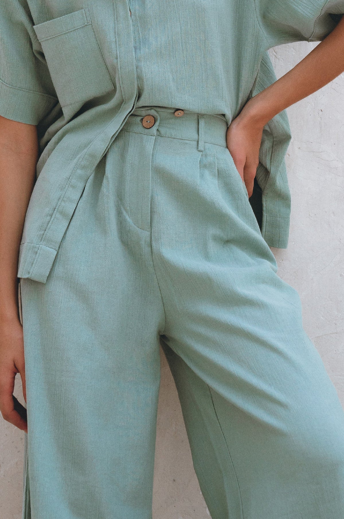 Solene : Pantalon Large en Lin 🗺️♡