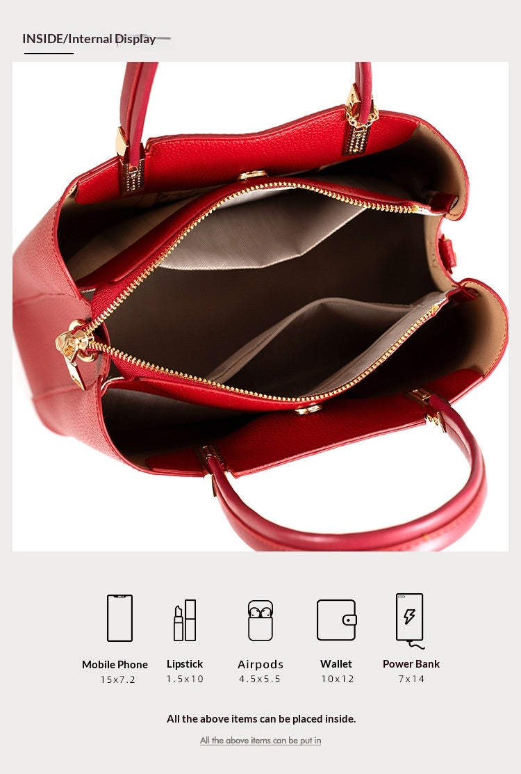 The Crimson Artifact | Embroidered High-Capacity Monolith Tote 🧧✨