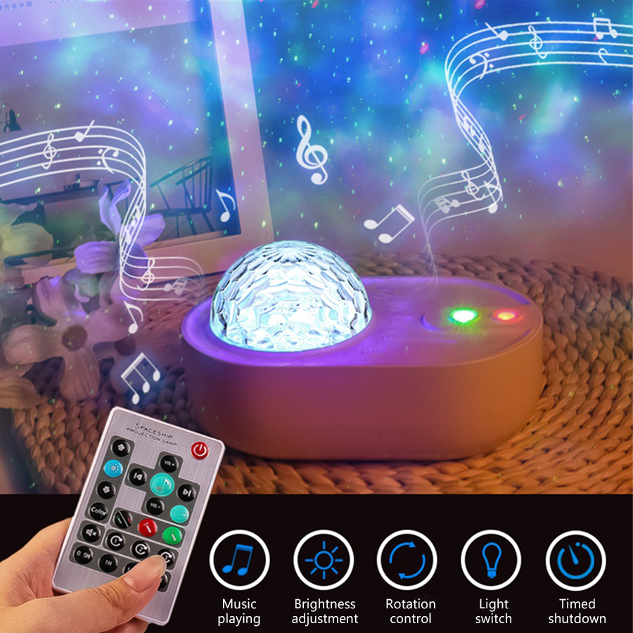 🏙✨ The Nebula-Sync: Music Laser Starry Sky Light Projector🌌🌃