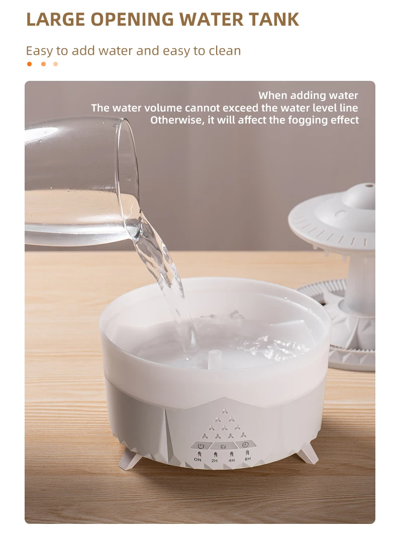 ✨ L’Aetheria : Humidificateur pluie céleste UFO