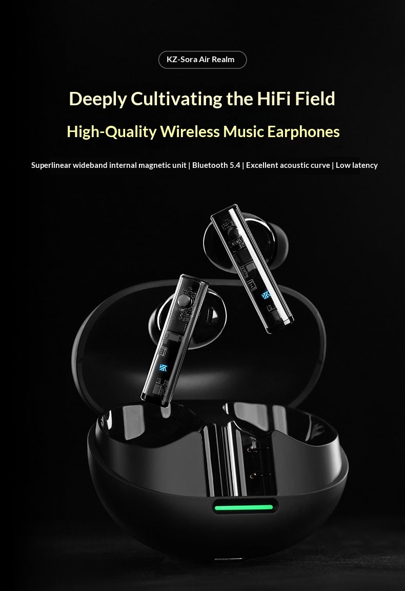 The HiFi Core | Minimalist Qualcomm® High-Fidelity Earphones 🎧🌑✨